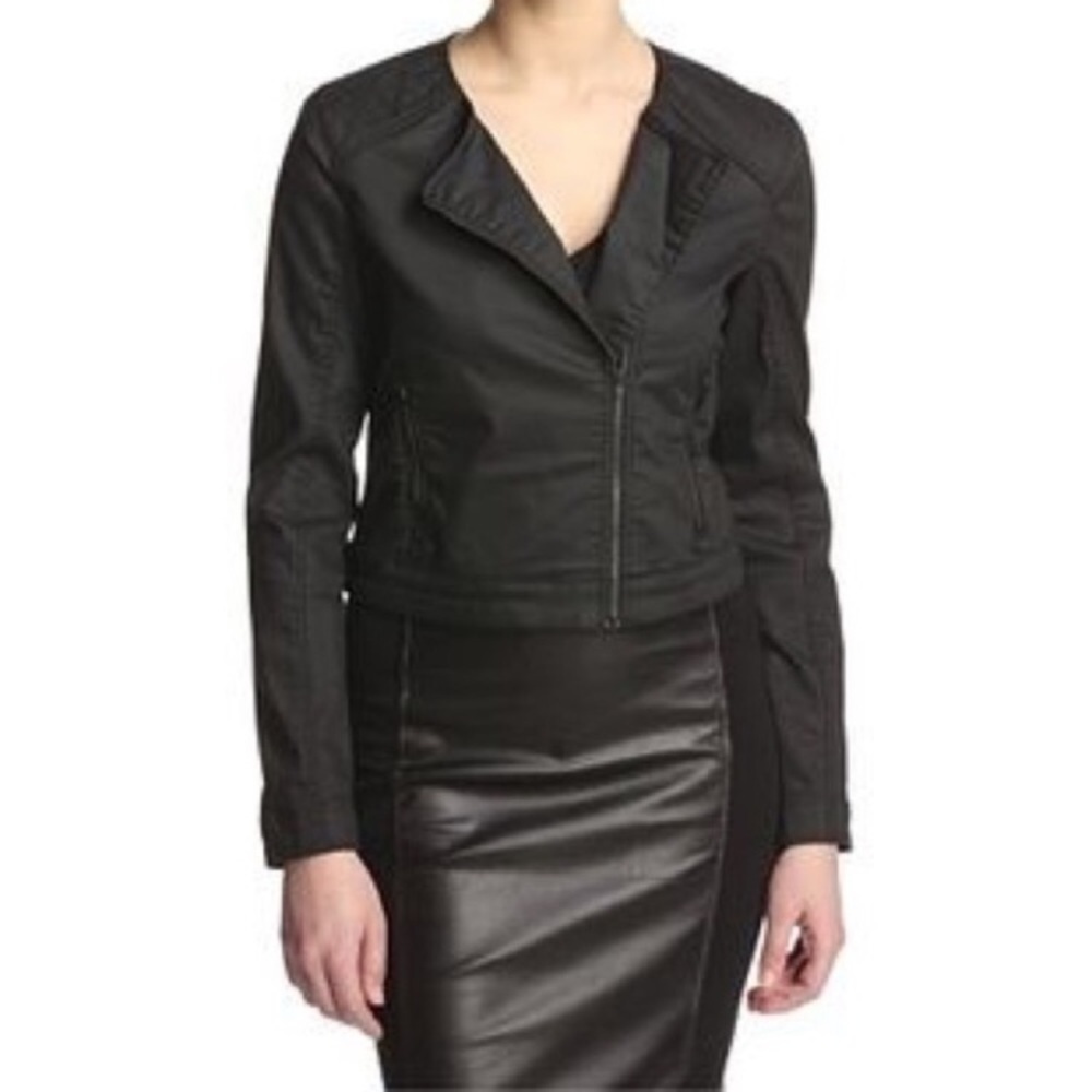 Mavi Jeans Co. Ruby Coated Black Jacket Small‎